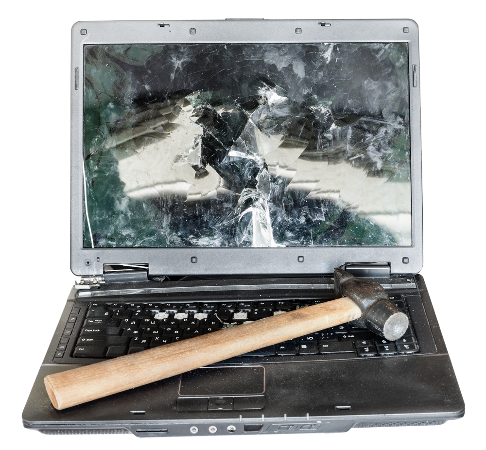 Destroy the laptops image