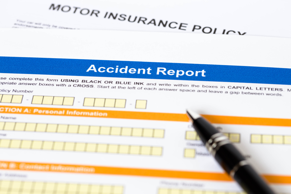 How to write motor accident