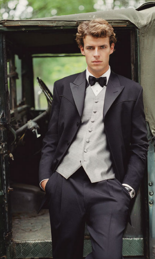 modern formal tuxedo
