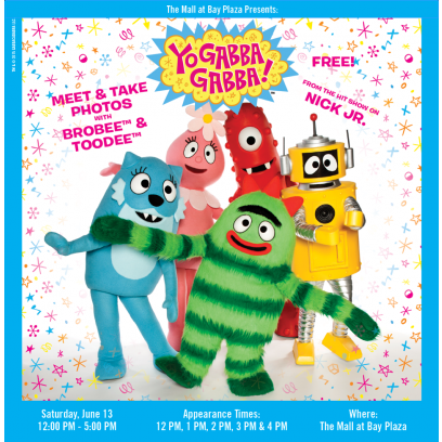 Mall Events: Meet Brobee & Toodee From 'Yo Gabba Gabba!' - The Mall at ...